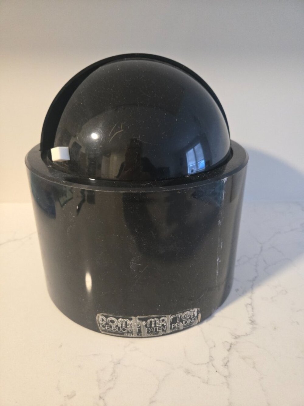 Large Vintage Plastic Ice Bucket by DOME MASTER
